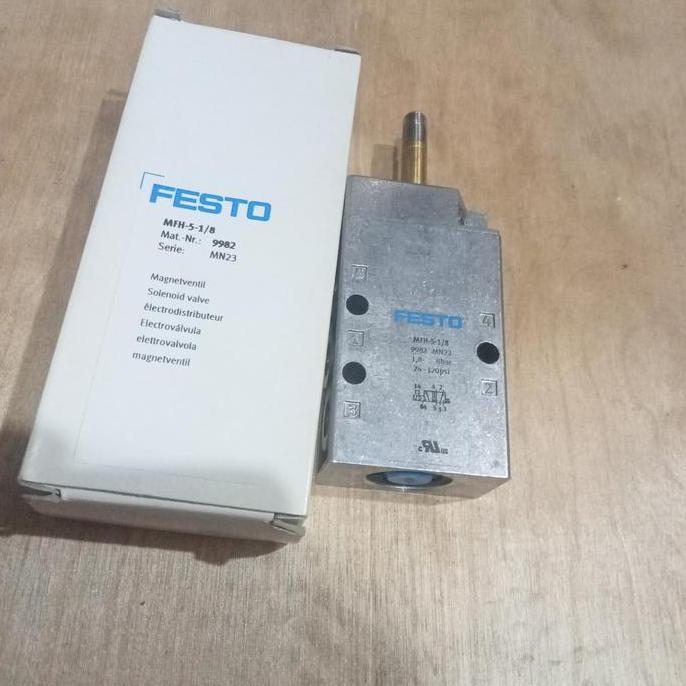 TERMURAH - FESTO MFH-5-1/8 SOLENOID VALVE FESTO P/N 9982