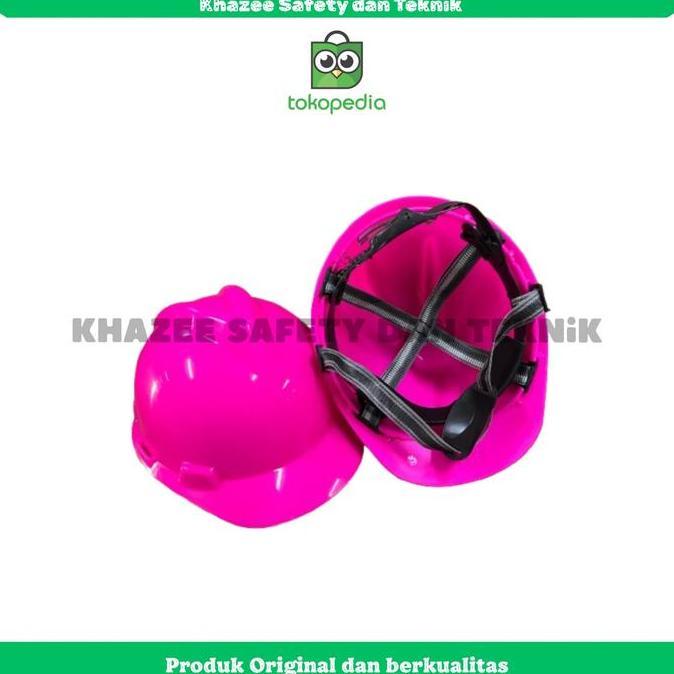 Amanbanget- Helm Proyek Orange Safety / Safety Helmet Orange + Tali Dagu