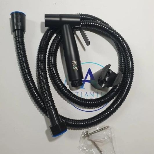 Lancaraja- Toilet Shower Stainless Sus 304 Hitam/ Shower Kloset Stainless Hitam