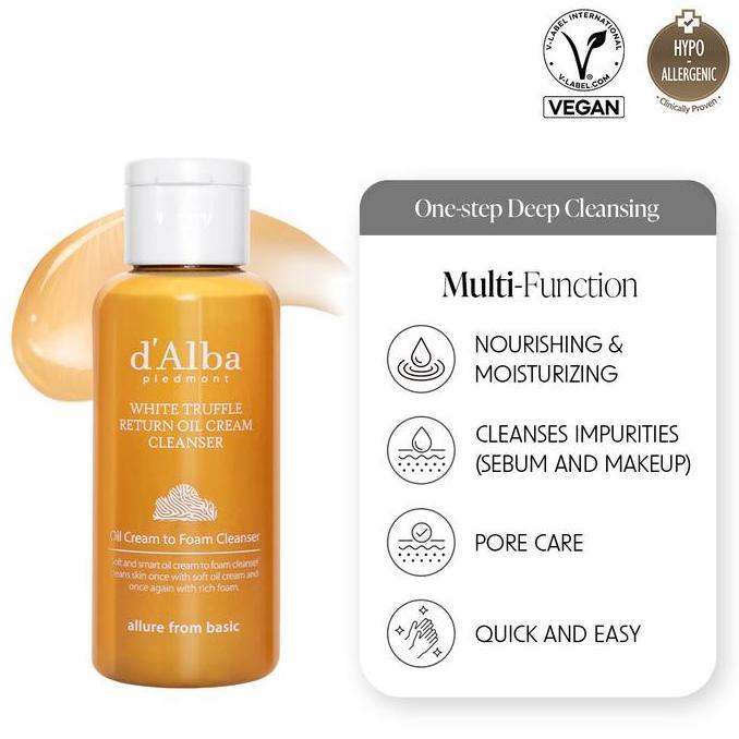 Langsung- D'Alba White Truffle Return Oil Cream Cleanser 65Ml