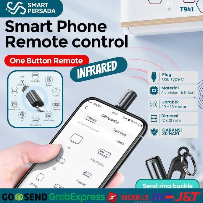 OTG IR Remote Control Infrared HP Smartphone Type C for TV AC Camera