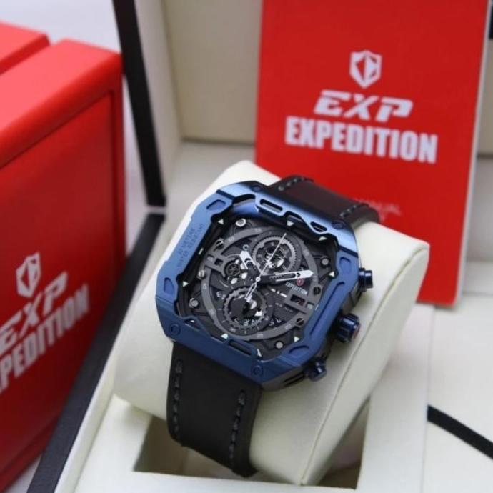 Ready JAM TANGAN PRIA EXPEDITION E6826 E 6826 ORIGINAL TALI KULIT