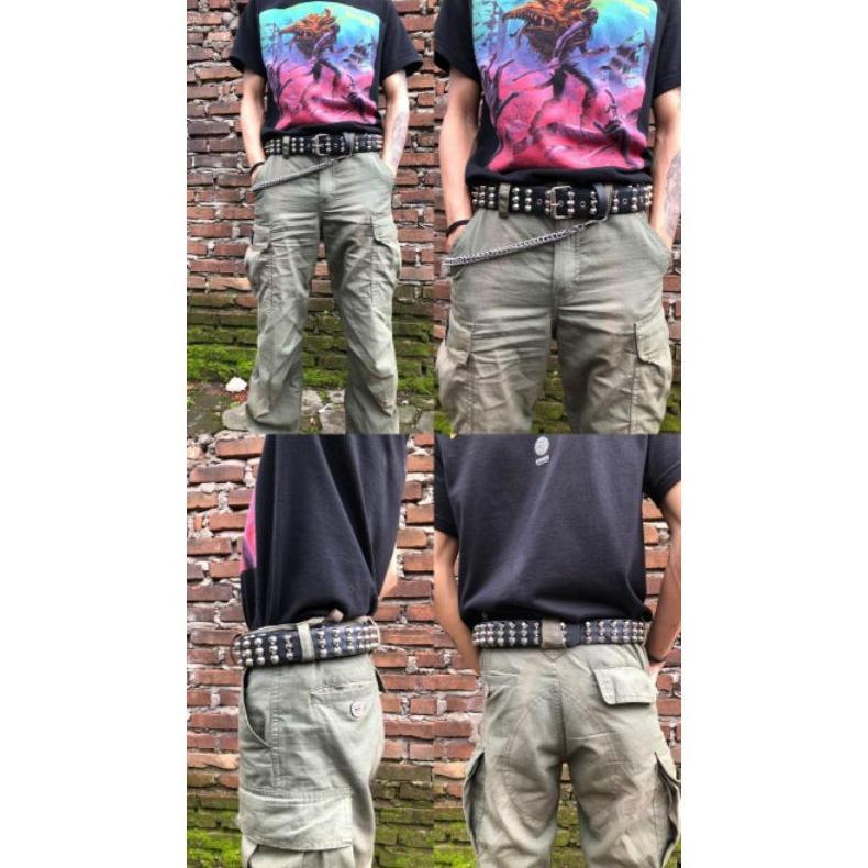 GARANSI Belt spike punk / Gesper spike punk / Sabuk spike punk rock / Ikat pinggang