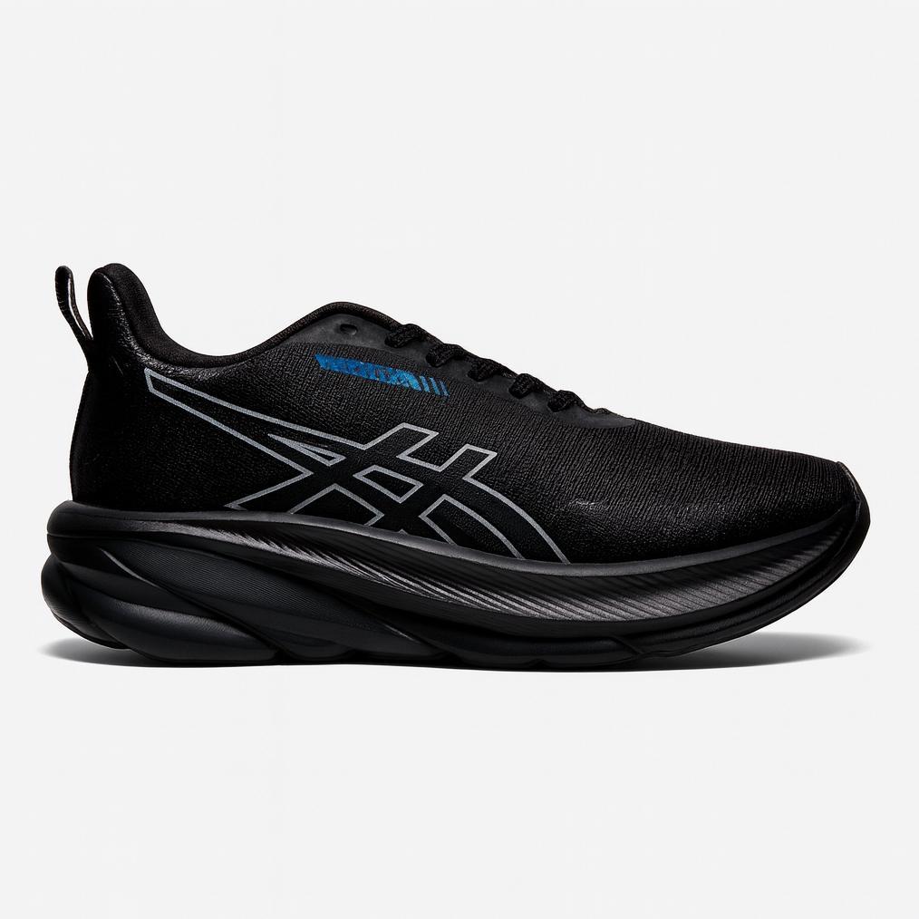 CUCI GUDANG Asics Gel Nimbus Sepatu Running Pria Wanita Full Hitam Sepatu Lari Jogging Lightweight S