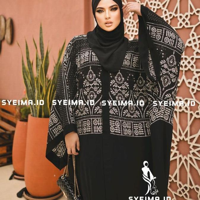 Sekarangaja- Antalya Abaya Exclusive Abaya Premium Abaya Hitam Motif Abaya Exclsive Abaya Saudi Gami