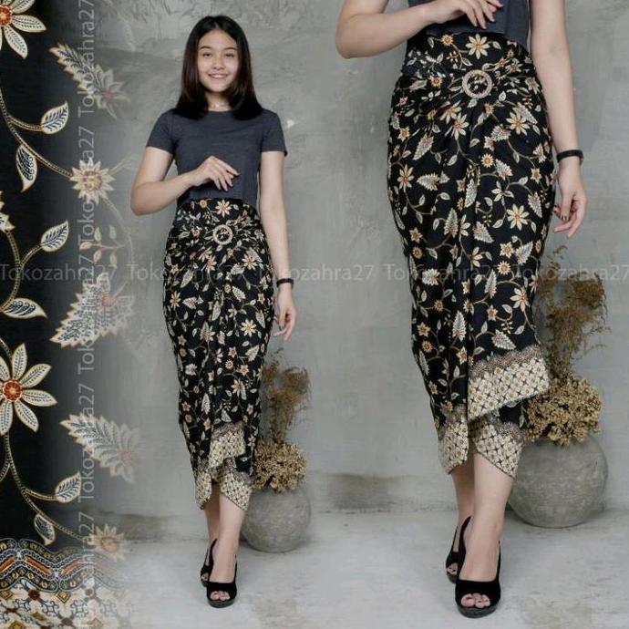DI144 - KAIN LILIT BATIK / ROK LILIT BATIK MODERN / ROK WISUDA / ROK WANITA / ROK BATIK KEBAYA Katun