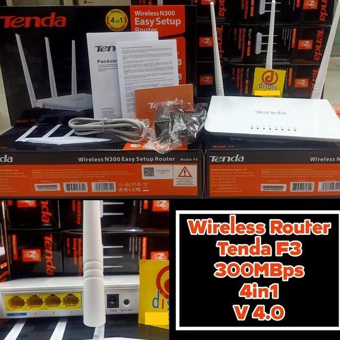 Tenda F3 - Wireless Router Tenda N300 300MBps