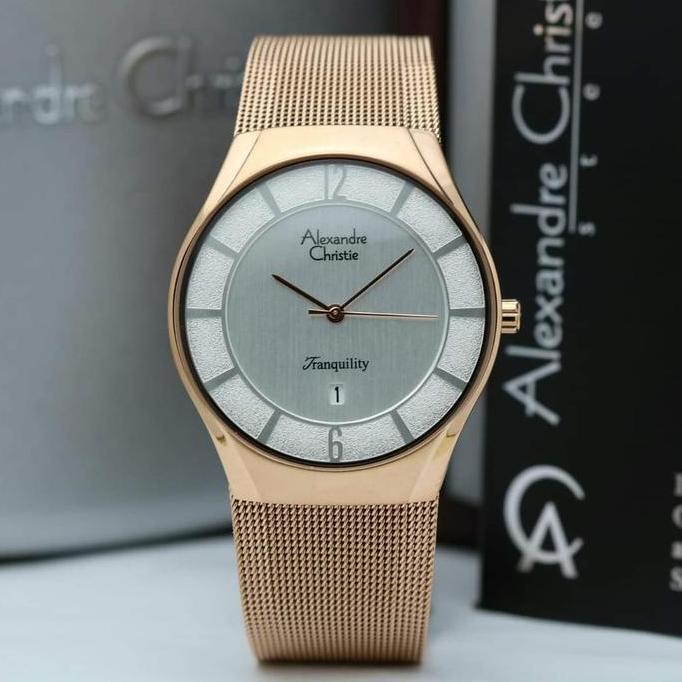 Ready ALEXANDRE CHRISTIE AC 8331 AC8331 SAND STRAP Jam Pria