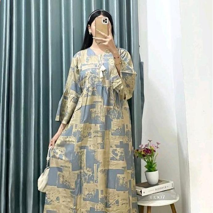 Premium Gamis Alena Rayon Premium// Gamis Alena Kekinian