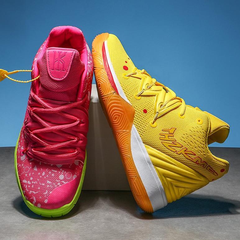 NEW SEPATU BASKET KYRIE 5 Spongebob  Patrick Star basketball shoes 4 colors NBA irving 5 basketball 