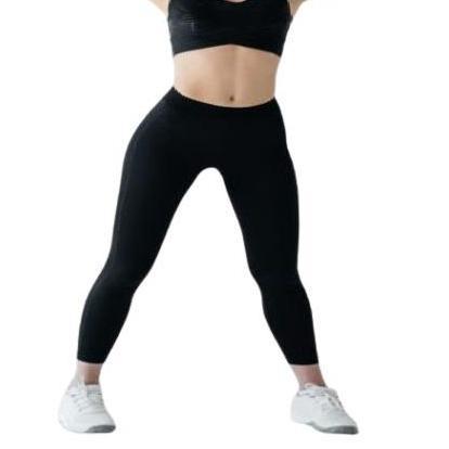 DB207 - Celana Legging Panjang Jumbo Wanita Spandex Nyaman Fit Tebal Dalaman Hitam Legging Dewasa St