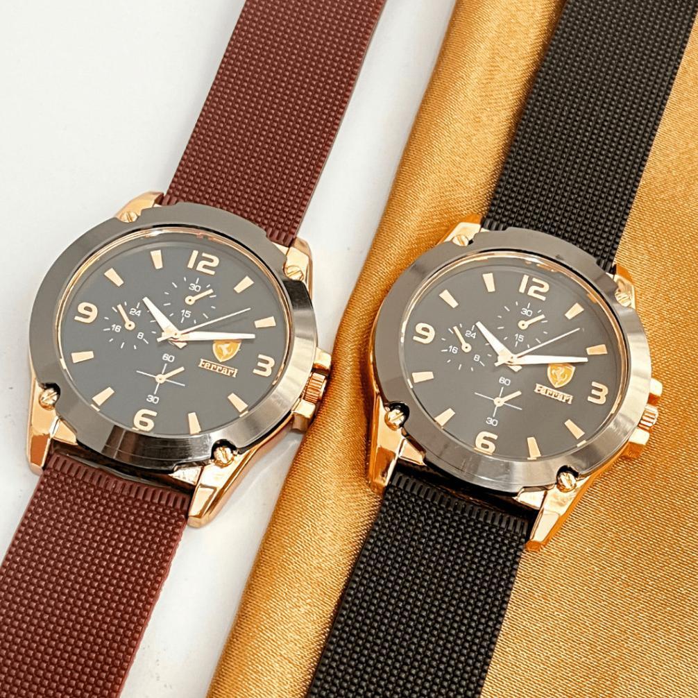BEST SELLER BISA COD JAM TANGAN PRIA PRESTIGE FERRARI ANALOG QUARTZ ELEGAN PREMIUM MACHO | J-AN112