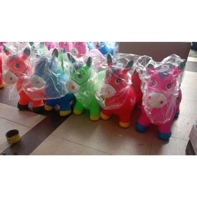 JUMPING ANIMAL MAINAN ANAK KUDA KUDAAN KARET ANIMAL JUMPING MUSIC