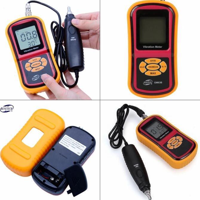 ALAT UKUR GETARAN VIBRATION DITAL METER TESTER BENETECH GM 63B