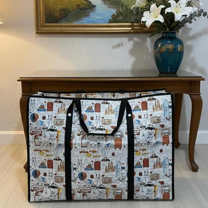 '' TAS KARUNG SERBAGUNA TAS KARUNG BELANJA BESAR JUMBO TAS LOUNDRY PENYIMPANAN //