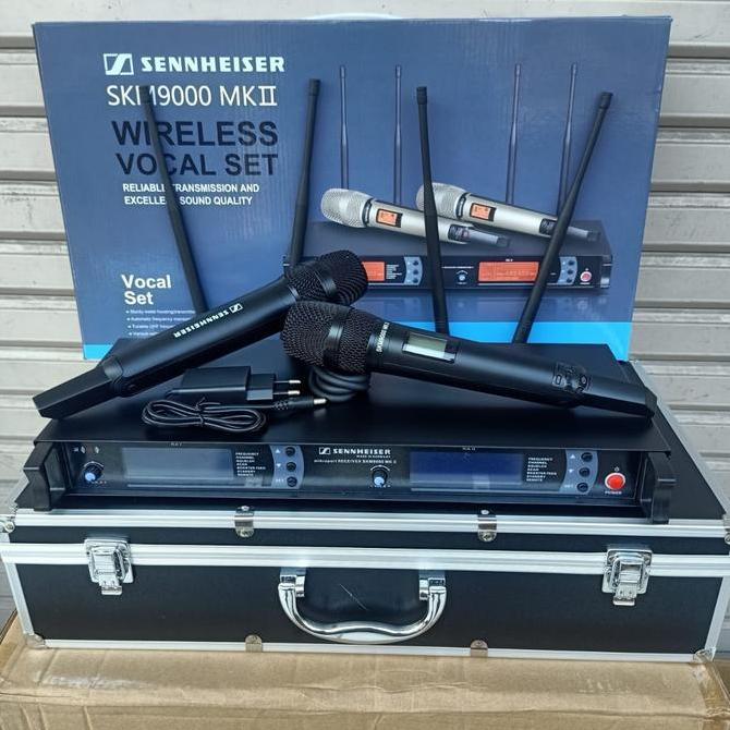 MICROPHONE WIRELESS SENNHEISER SKM9000 MK2 PLUS KOPER UHF 4 ANTENA PAS