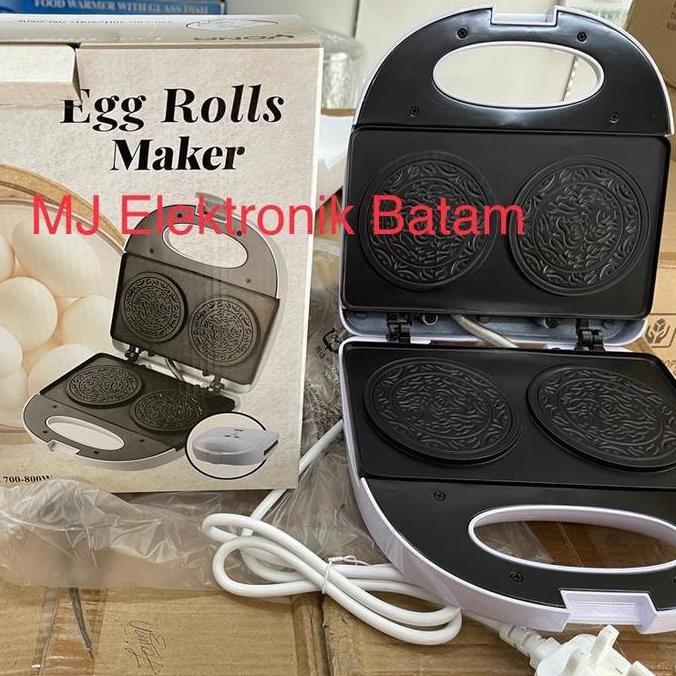 YONA ORI Cetakan Kue Semprong Listrik  Egg Rolls kue Jepit Opak Teflon Anti Lengket Toaster Cepat Ma