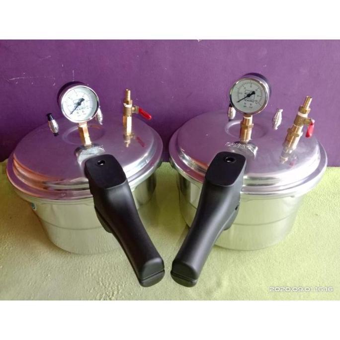 Setrika Uap Boiler Presto Modifikasi Laundry 12 Liter + Steamtrap