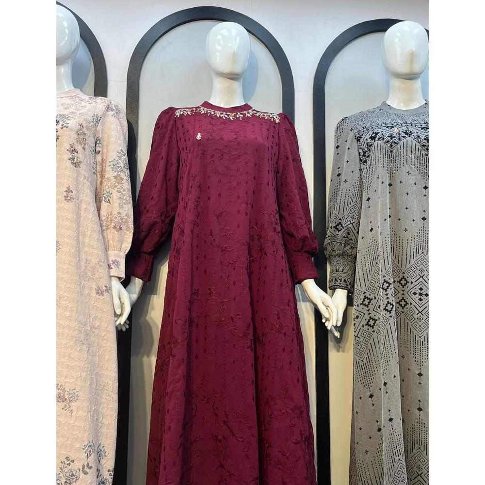 TERBARU Gamis Sallaco Design Hari Raya by Dress Winayu Butik