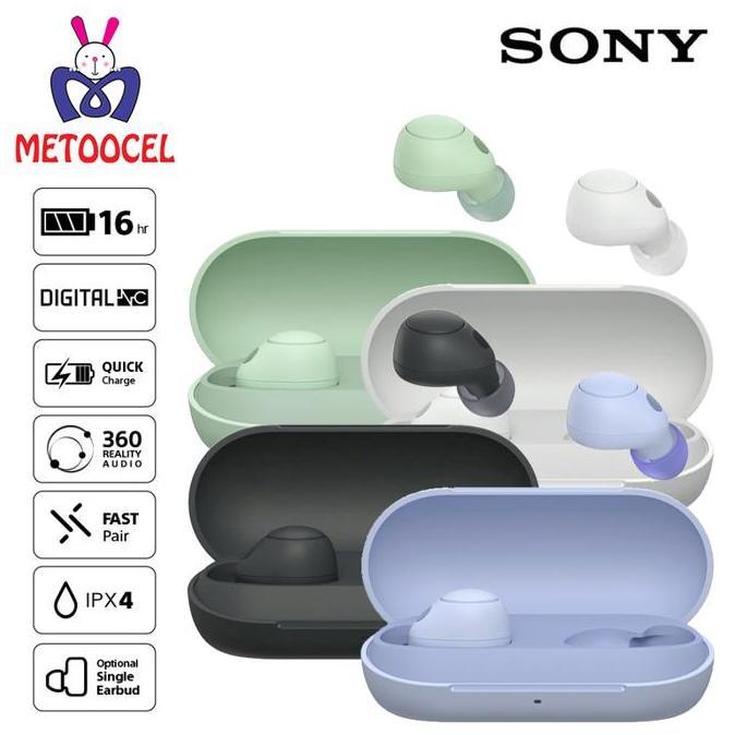 Promo SONY WF-C700N Headset Bluetooth Noice Cancelling TWS 5.2 IPX4 16 Jam True Wireless Earbuds Dis