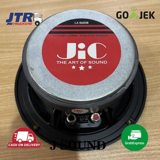 Promo Speaker JIC LA 06038 - Speaker 6 INCH - MID - Original Diskon