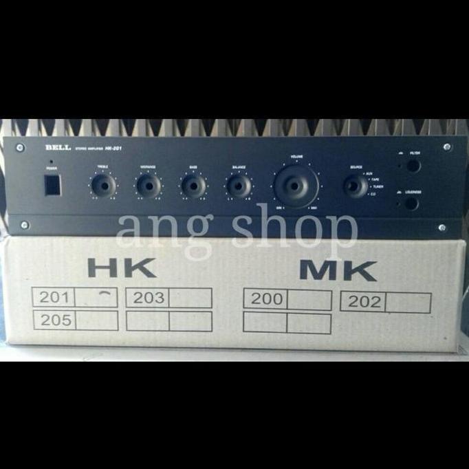Promo Box Bell Stereo Power Amplifier HK201 HK-201 HK 201 Diskon