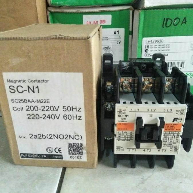 Magnetic Contactor Fuji SCN1 Kontaktor fuji SCN1 SCN1 Magnetik Promo