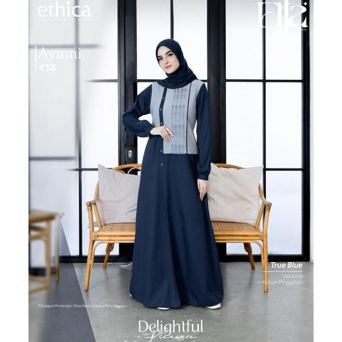 ETHICA Sarimbit Seragam Kondangan Keluarga COUPLE 185 True Blue