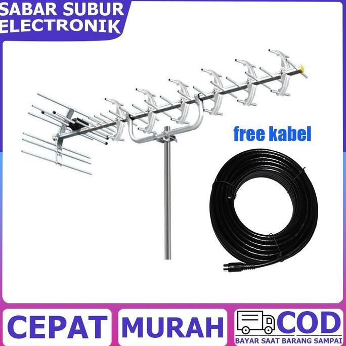(DS) PF HD-U25 Antena Luar Digital Free Kabel