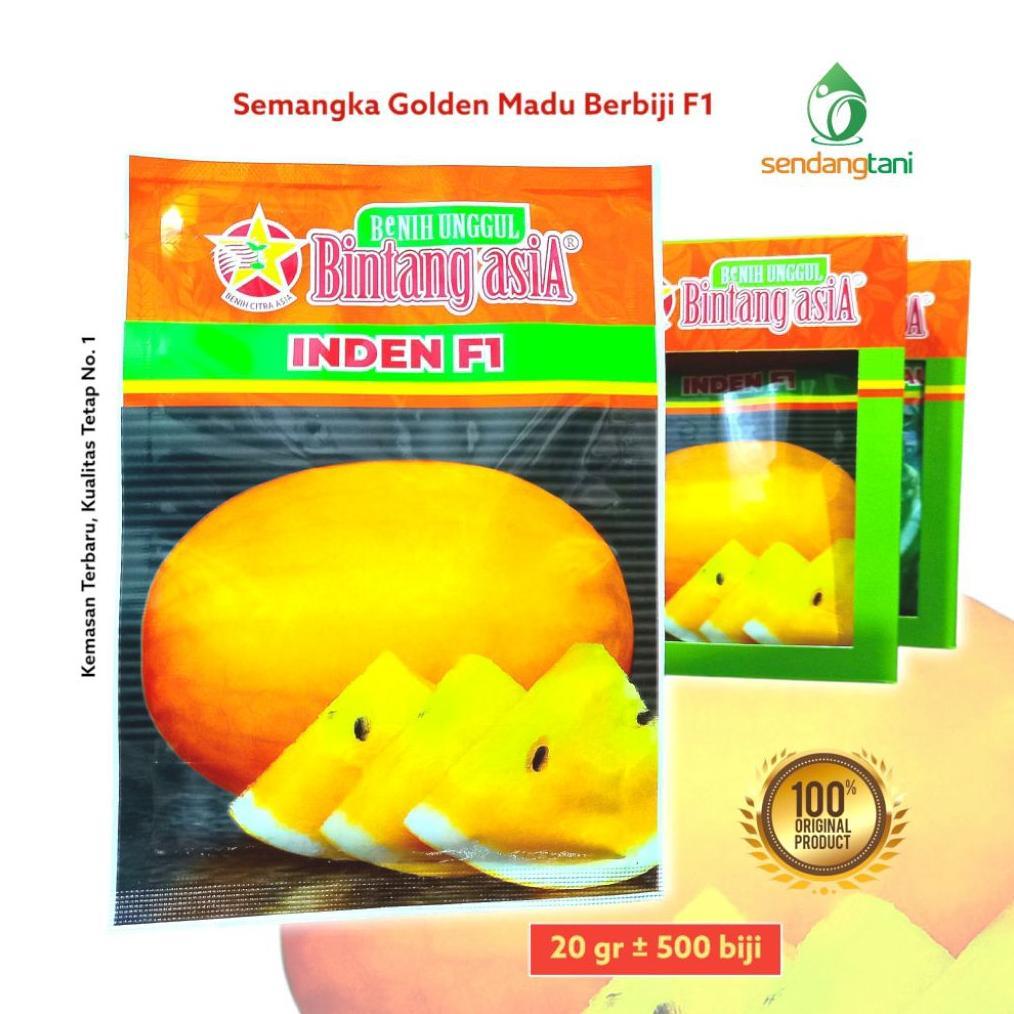 Benih Bibit Semangka INDEN Inul lonjong kuning daging kuning