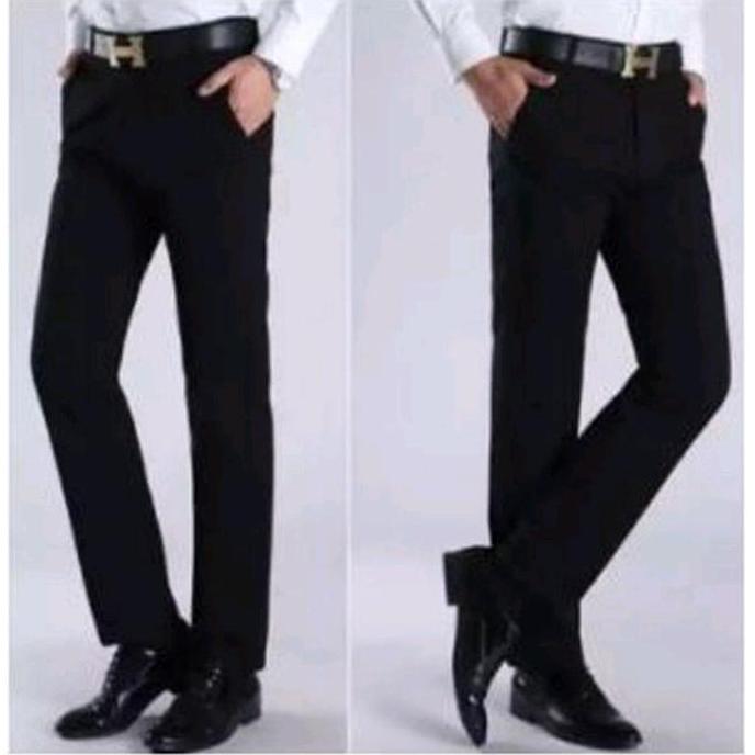Saless Celana Keper Kerja Kantor Pria Slim + Reguler Formal Panjang