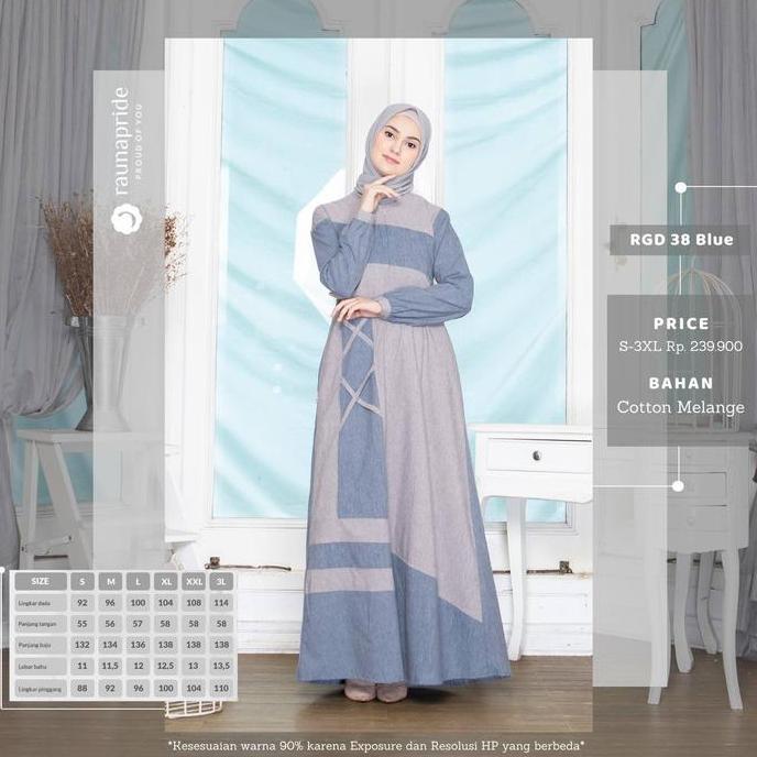 Couple Family Rauna / GD-38 Blue / Fashion Muslim