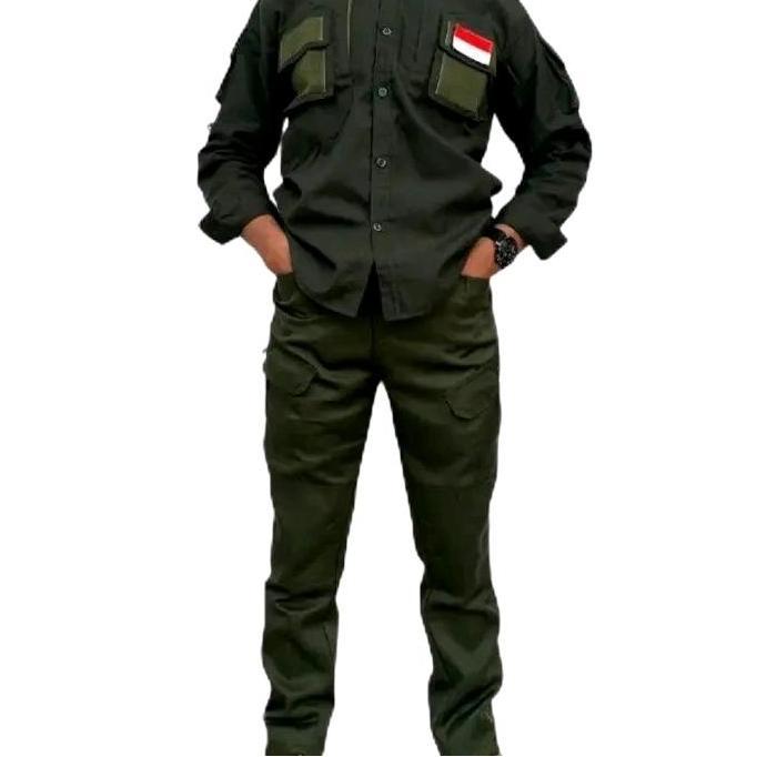 setelan kemeja 511 Dan celana blackhawk/setelan tactical/ celana Pdl/kemeja gunung/ Pria Slimfit