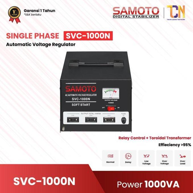 ROSOGENDEM11 - STABILIZER SERVOMOTOR SAMOTO 1000N 1000VA