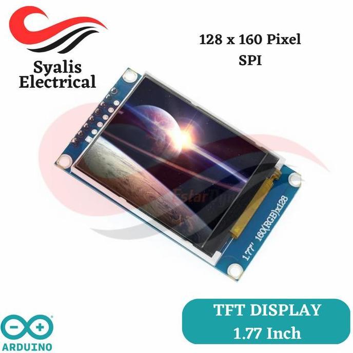 Display TFT LCD OLED 1.77 inch arduino