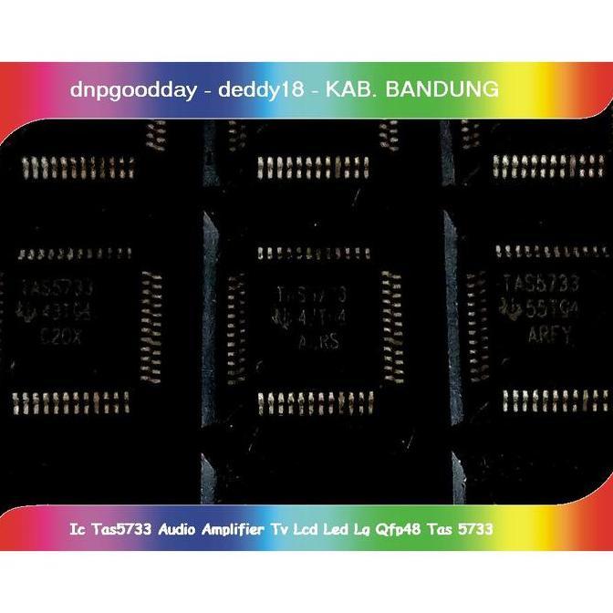 Allthebest- Ic Tas5733 Audio Amplifier Tv Lcd Led Lg Qfp48 Tas 5733