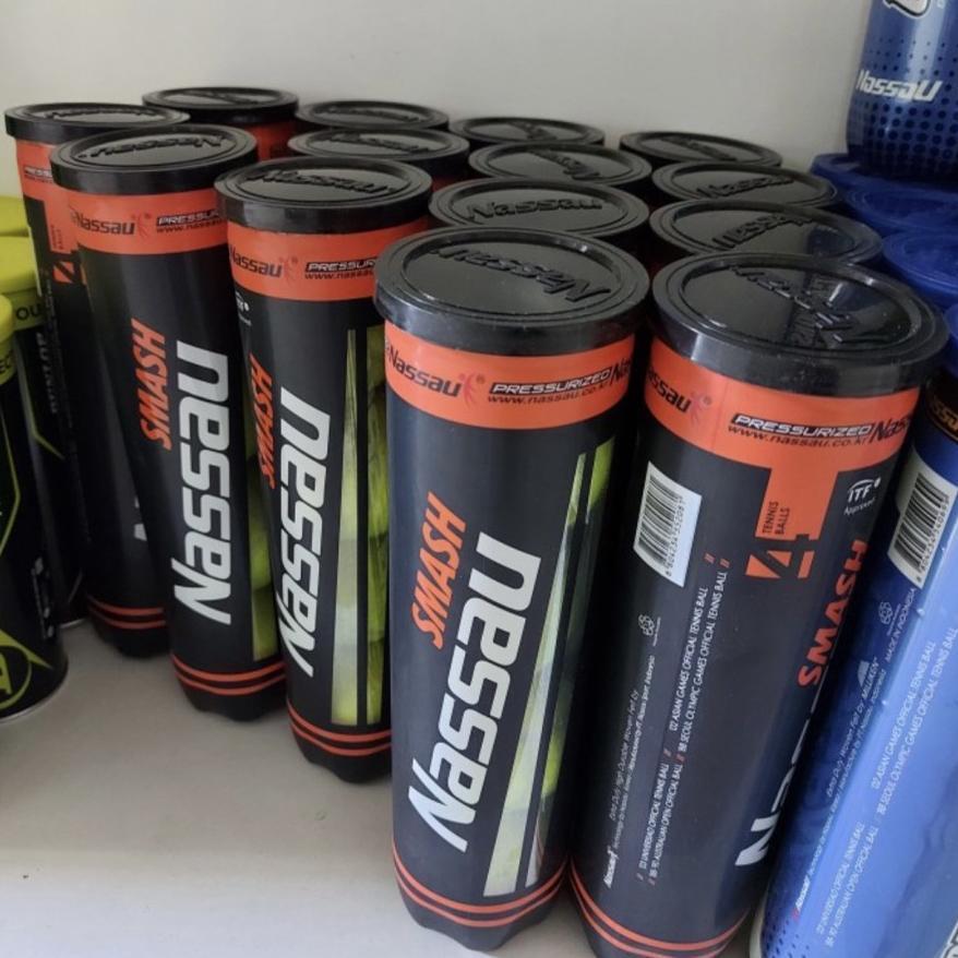 Bola Tenis Tennis Nassau Smash (Nassau Smash) Isi 4 Original