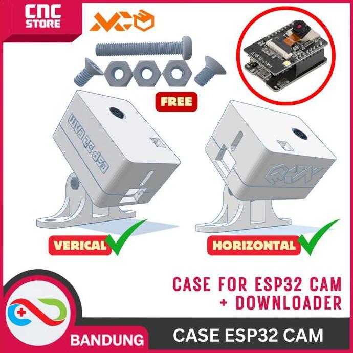 CASE ESP32 CAM + SHIELD PROGRAMER BOX HOUSING MOUNTING CASING ESP CAM