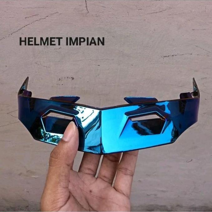 SPOILER HELM KYT TTC POLICARBONAT IRIDIUM/ SPOILER TTC/ SPOILER TTC 3D / SPOILER TTC DANA PELAJAR SP