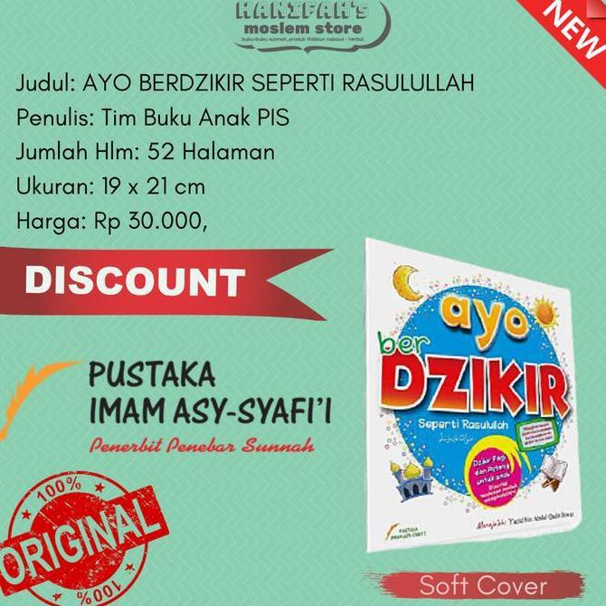 Ayo Berdzikir Seperti Rasulullah Buku Anak Pustaka Imam Syafii Yazid