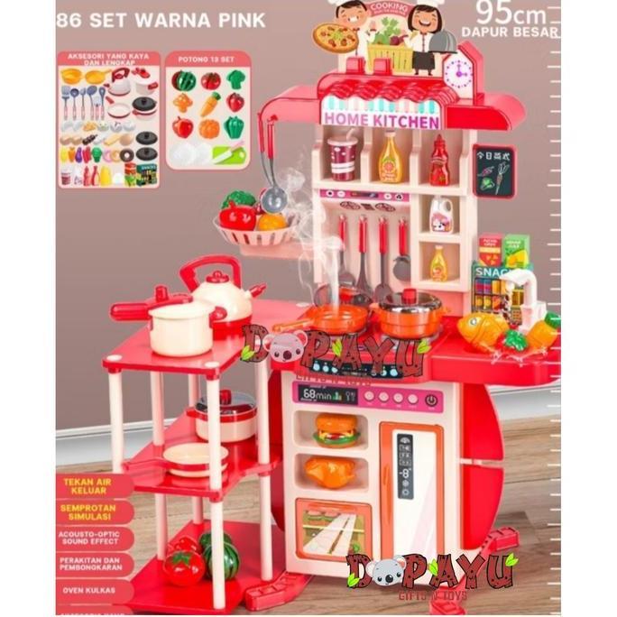 Mainan Dapur Masak Masakan HOME KITCHEN 50142 Ukuran Jumbo 95cm Original