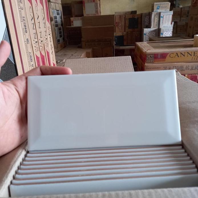 bevel keramik 10x20 subway MULIA murah