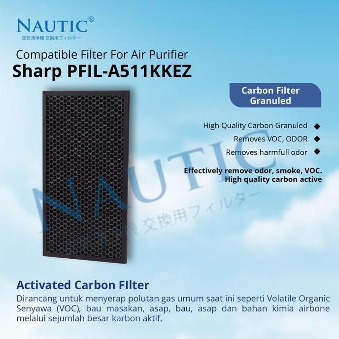 HEPA FILTER SHARP FP J60Y-W FP J80Y-H FP-J80Y FP-J60Y Replacment