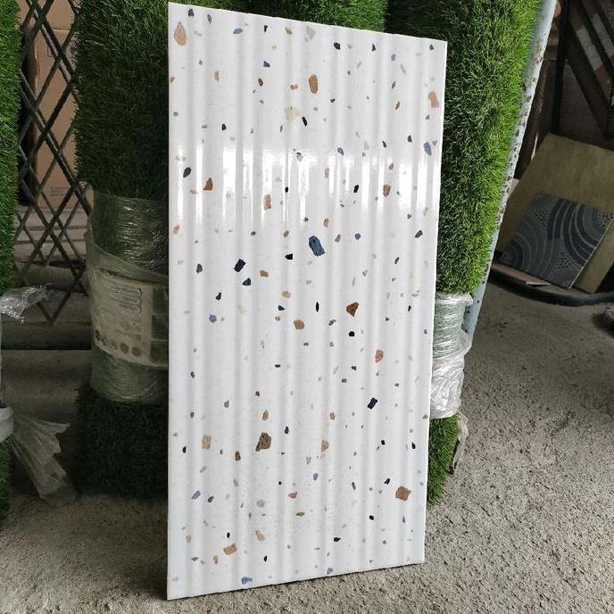 KERAMIK 30X60 TERASO / TERAZO GLOSSY PIXIE LAURYN / KERAMIK CAFE / KERAMIK HOTEL CUTTING GRANIT DIPA