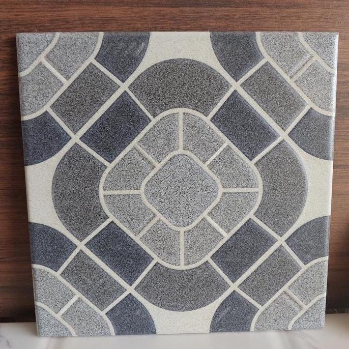 KERAMIK 25X25 BATIK ABU PUTIH BIRU murah