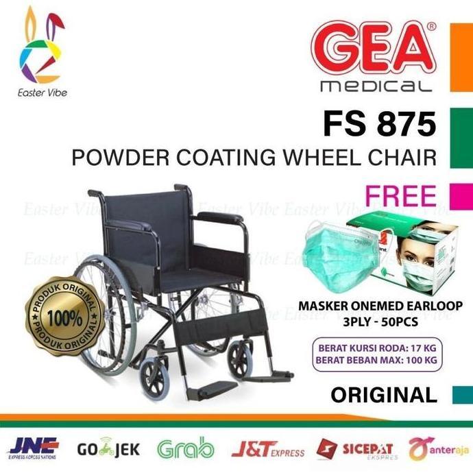 KURSI RODA GEA FS 875 WHEELCHAIR FS875 KURSI RODA STANDAR