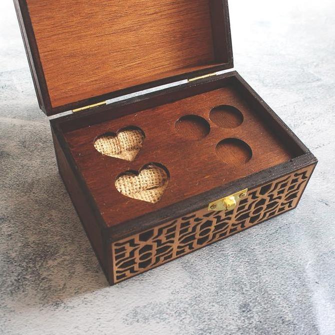 Ready Ring Box Rustic 20x15cm / Kotak Mahar Seserahan / Seserahan Rustic