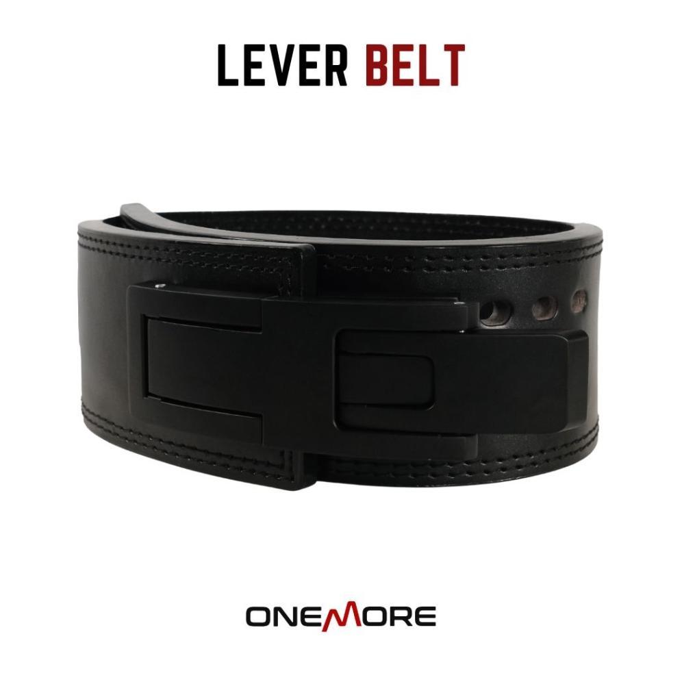 DISKON ONE MORE 13MM POWERLIFTING LEVER BELT SABUK FITNESS GYM