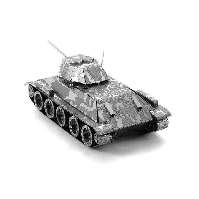 Nano 3D Metal Puzzle T34 TANK - Miniatur Tank MB-065 Ready