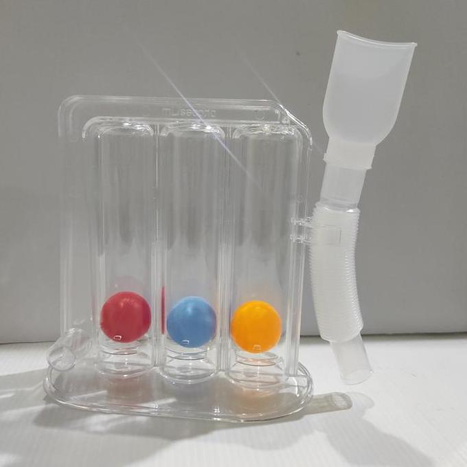 Spirometer 3 balls/ spirometri 3 bola/ alat latihan pernapasan